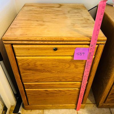 Oak 2 drawer File cabinet
