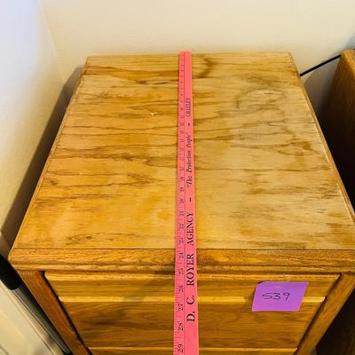 Oak 2 drawer File cabinet