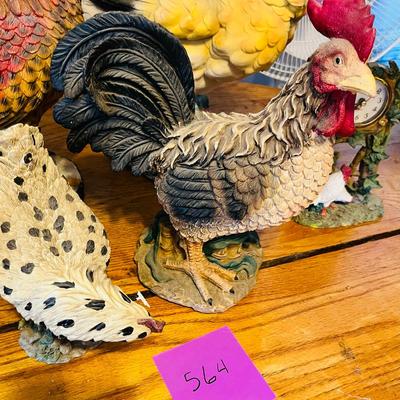 Lot of Chicken decor