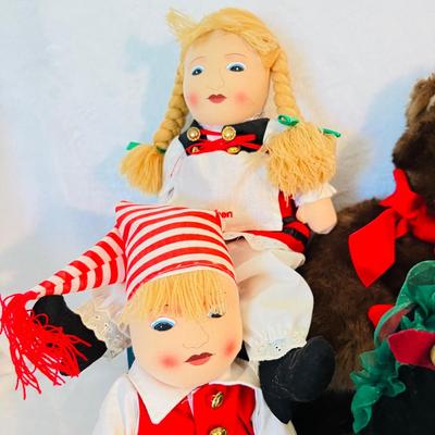 Collection of Christmas Bears and Musical Angel (BR3-JM)