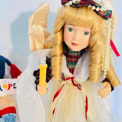 Collection of Christmas Bears and Musical Angel (BR3-JM)