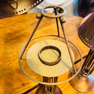 Copper tone Votive lamps