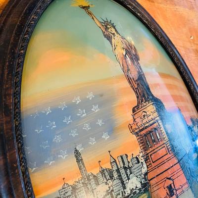 Antique Statue of Liberty Print
