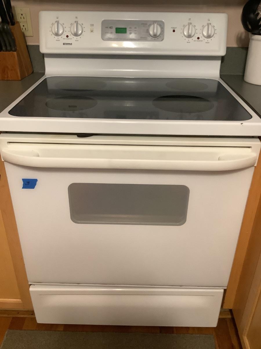 Kenmore glass top stove