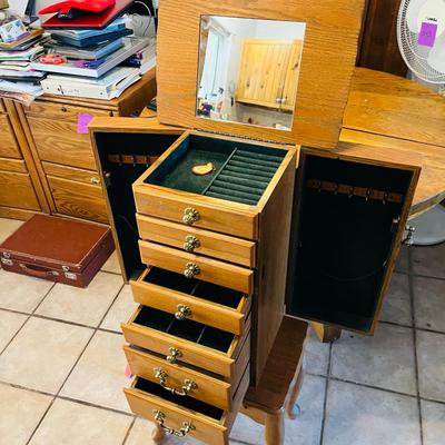 Free standing Jewelry Armoir
