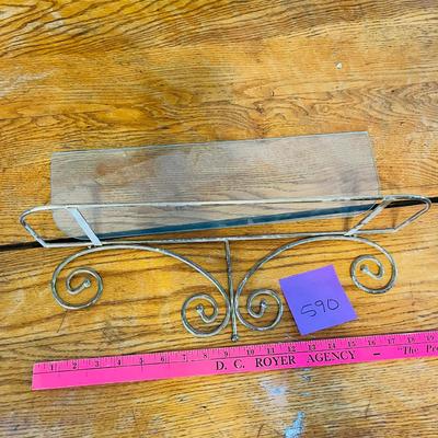 Metal & Glass shelf