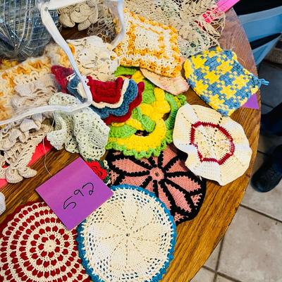 Huge lot of Vintage Hotpads & misc