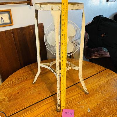 Vintage metal stool