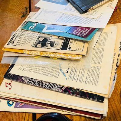 Vintage needlework instruction books