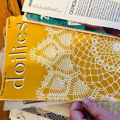 Vintage needlework instruction books