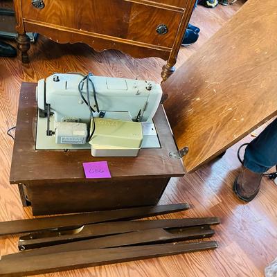 Sears Kenmore Sewing machine in cabinet
