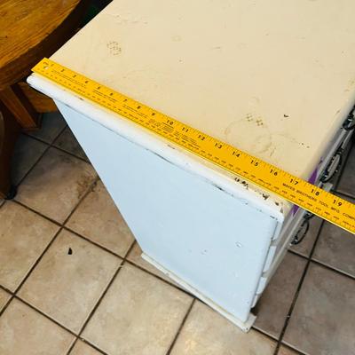 Painted Pine 4 drawer cabinet