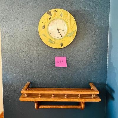 Clock & Shelf