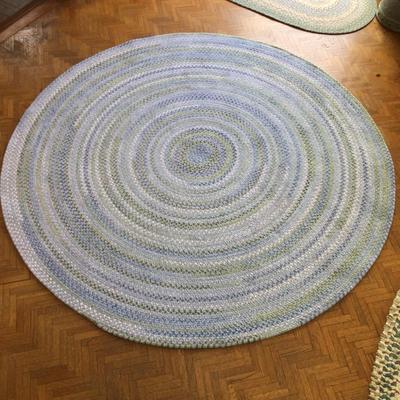 8344 CAPEL Round â€œWaterwayâ€ Braided Rug 5â€™ 6â€