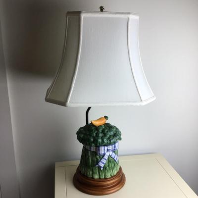 8349 Fitz and Floyd Broccoli and Carrot Lamp