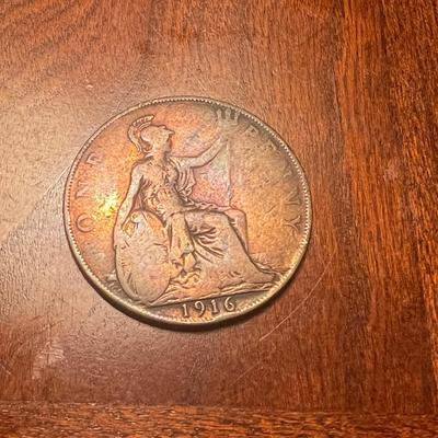 1916 King George Penny