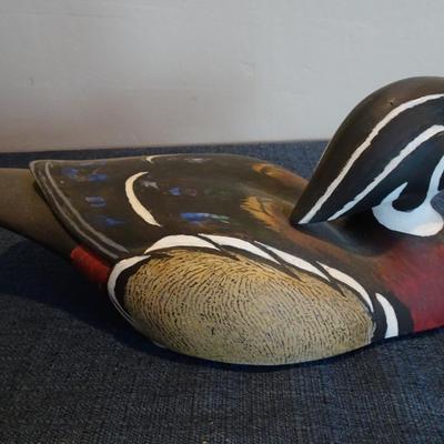 LOT 54 HANDCRAFTED DUCK DECOY BY GEORGE F. CARTER JR.