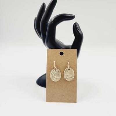 HAND CRAFTED ARTIST DESIGNED .925 SILVER DANGLE EARRINGS #2