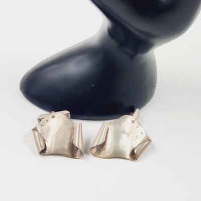 VINTAGE STERLING ECLECTIC CUFF LINKS