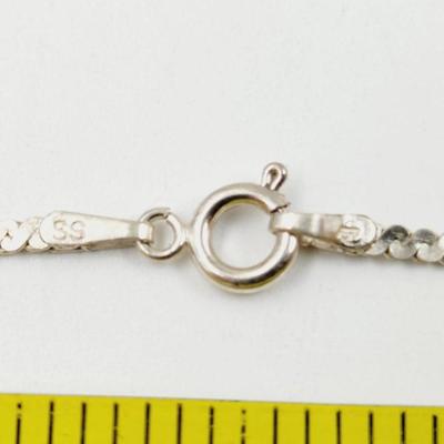 VINTAGE BRAIDED .925 SILVER NECKLACE