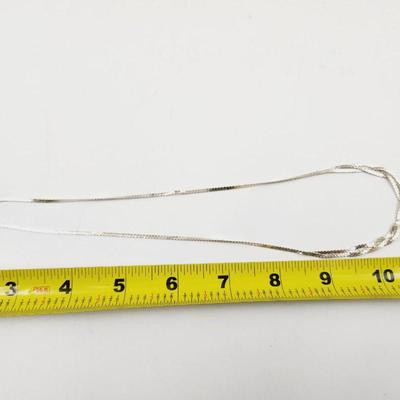 VINTAGE BRAIDED .925 SILVER NECKLACE