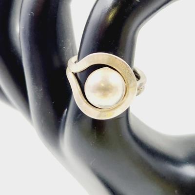 MEXICAN SILVER ECLECTIC DESIGN RING SIZE 7.5