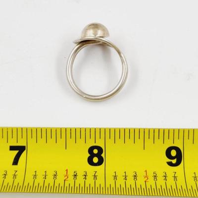 MEXICAN SILVER ECLECTIC DESIGN RING SIZE 7.5