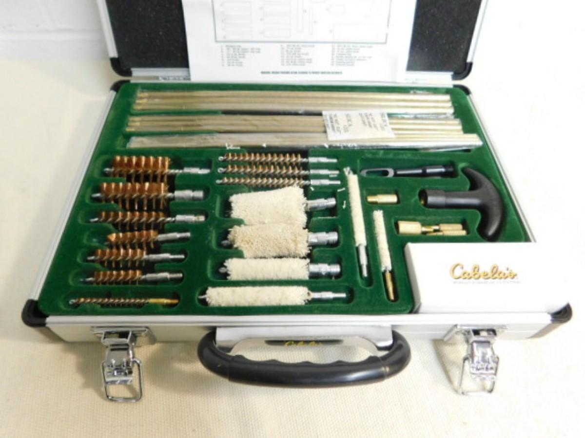 Cabela's AllinOne Gun Cleaning Kit in Metal Carry Case