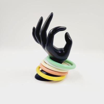 VINTAGE AVON BAKELIGHT COLOR TO GO BANGLE BRACELET SET
