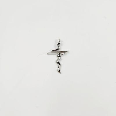 SILVERTONED MC JD '83 ECLECTIC CROSS PENDANT