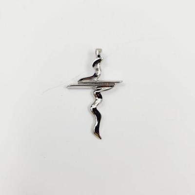 SILVERTONED MC JD '83 ECLECTIC CROSS PENDANT