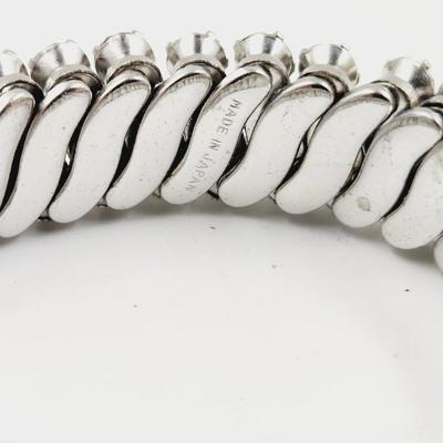 CLASSY EXPANDABLE FAUX RHINESTONE BRACELET