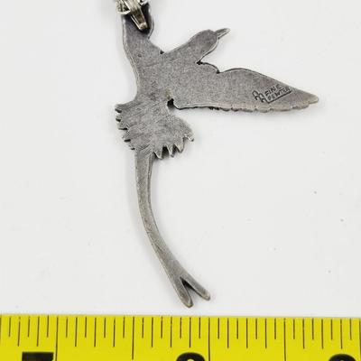 FINE PEWTER BIRD CHAIN NECKLACE