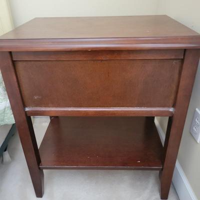 MSE Bedside Table with a Pullout Tray (UB1-DW)