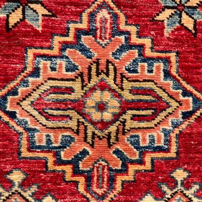 EXCEPTIONALLY FINE Vintage KAZAK-STYLE Runner Handwoven 21 feet!