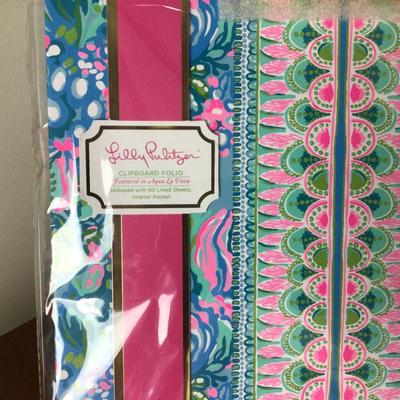 Lot. 8434. Lilly Pulitzer Clipboard Folio and Noteblock
