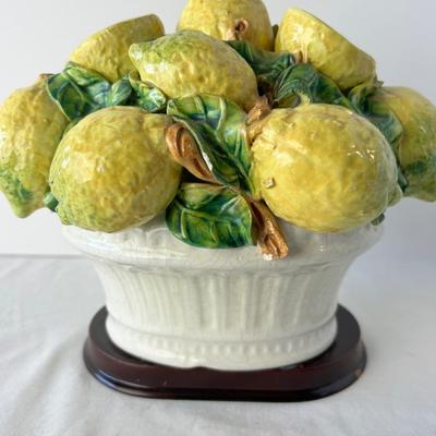 8386 Lemon Italian Majolica Pottery