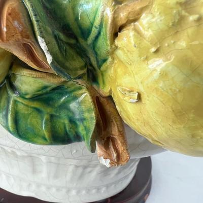 8386 Lemon Italian Majolica Pottery