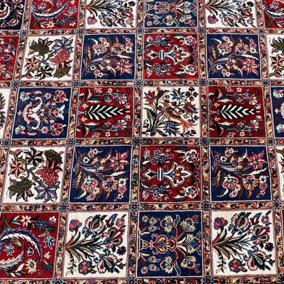 Gorgeous Vintage PICTORIAL Oriental Rug 6x8 Pristine!
