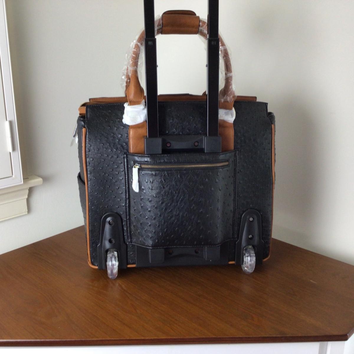 8437 NEW JKM and Company Luxury Rolling Laptop Bag