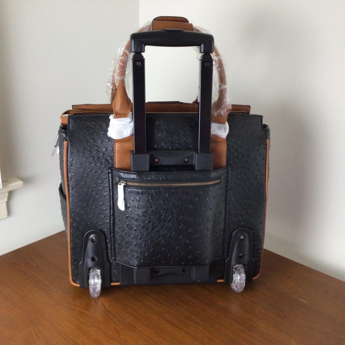 8437 NEW JKM and Company Luxury Rolling Laptop Bag