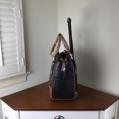 8437 NEW JKM and Company Luxury Rolling Laptop Bag
