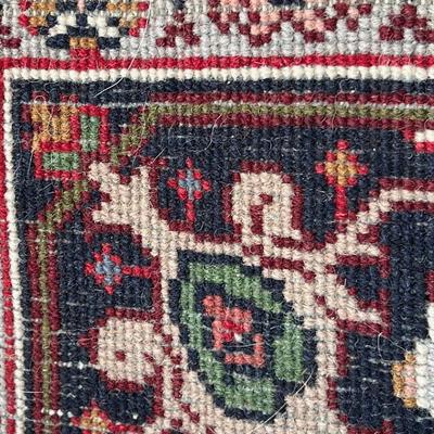 Beautiful Jewel Tones vintage Persian Style rug 6x9 handwoven