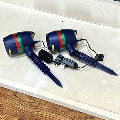 BULBHEAD ~ Star Shower Motion ~ Pair (2) Christmas Yard Lights