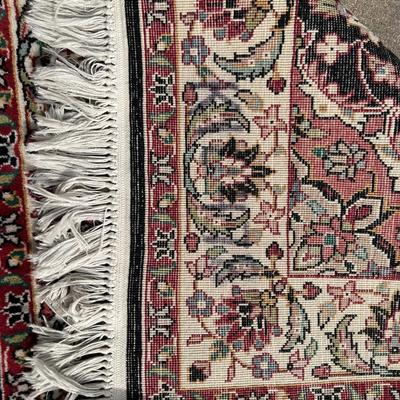 EXCEPTIONALLY FINE Oriental Hall Runner Handwoven 2x12'