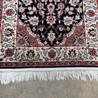 EXCEPTIONALLY FINE Oriental Hall Runner Handwoven 2x12'