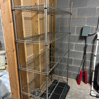 2 ShelfTech System Protrend Wire Shelving Units (BS-MG)