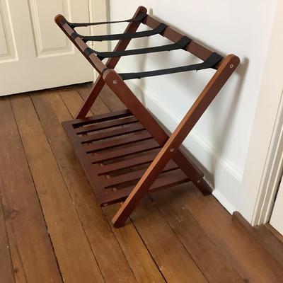 Lot 8401. Mahogany Luggage Rack