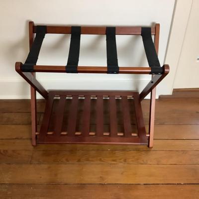 Lot 8401. Mahogany Luggage Rack