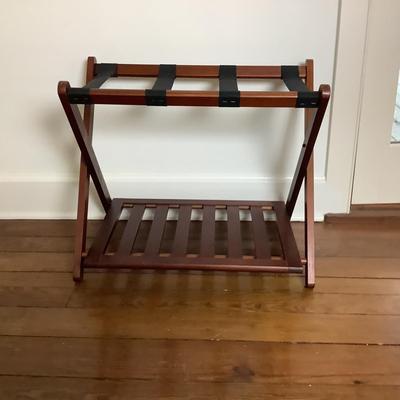 Lot 8401. Mahogany Luggage Rack